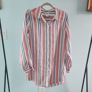 Artisan NY Linen Button-Up Tunic